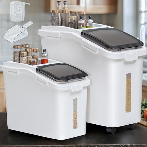YITAHOME 65L/117lbs Large Ingredient Storage Bins, Commercial