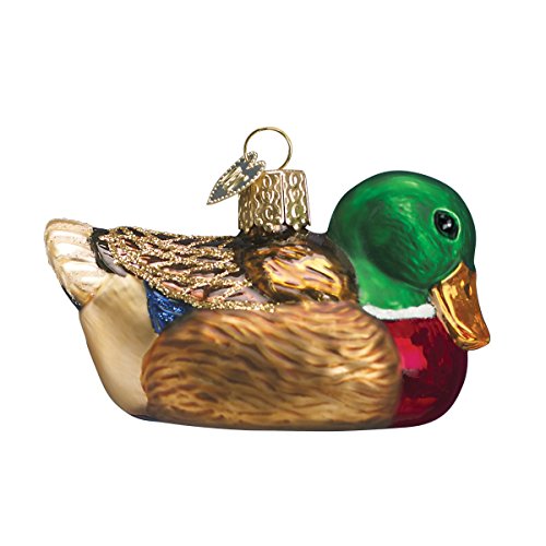 Mallard Glass Ornament by Old World Christmas - Hand-Painted, 1800s Craft