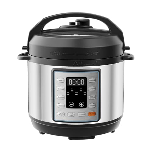 OLIXIS 10-In-1 Electric Pressure Cooker, 3 Quart Multi Cooker for