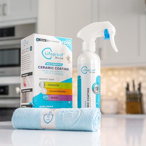 Lifeproof 2-Pack Ceramic Coating Spray Kit - Protect & Shine Kitchen & Bath Surfaces - Variation 2