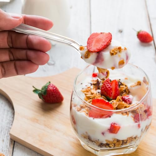 Clear Plastic Forks and Spoons Set - Heavy Duty, 360 Count, Disposable & Reusable Variation of THIS listing