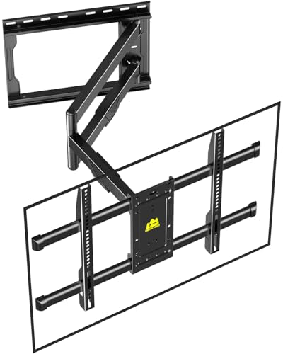 FORGING MOUNT Corner Full Motion TV Wall Mount 37-75 Inch Supports Up to 99lbs