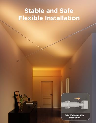Govee RGBWWIC 13.1ft LED Strip Light with Skyline Kit, Smart WiFi Control