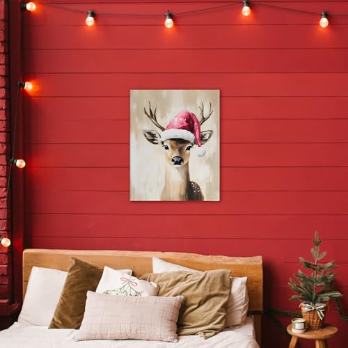 Baby Christmas Reindeer Antlers 24 x 30 Inch Canvas Wall Art by Stupell