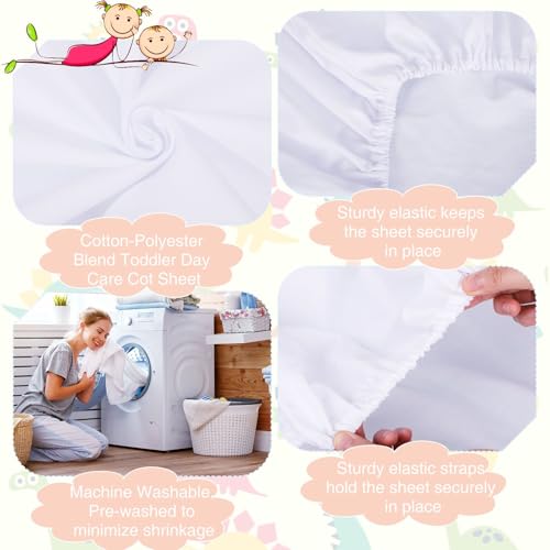 Preboun 20 Pack Fitted Sheets Twin Bulk with Pocket Elastic Corners,