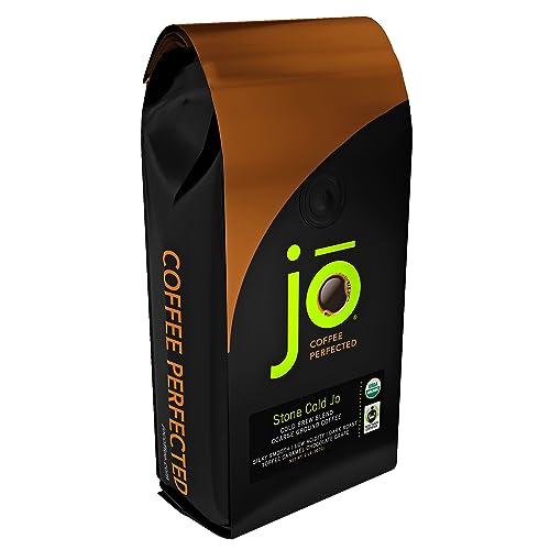 32 Ounce Organic Cold Brew Coffee Pack - Dark Roast Coarse Ground Stone Cold Jo Variation