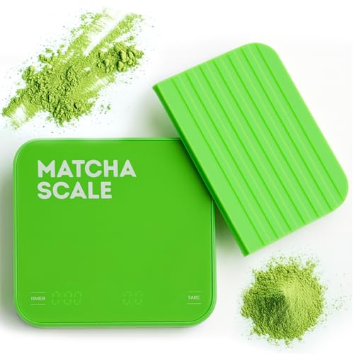 Digital Matcha Scale 0.1g Precision USB-C Rechargeable Compact Weighing Scale