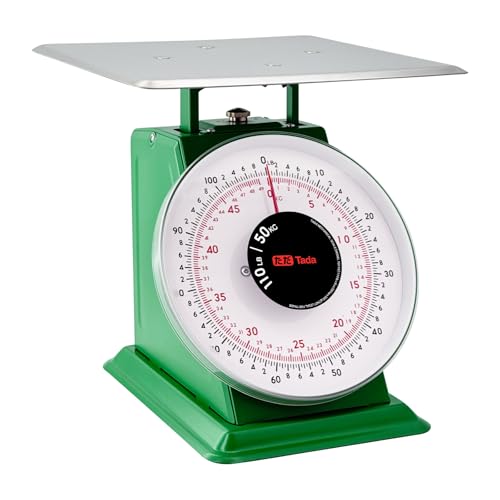 110 lb Heavy Duty Mechanical Kitchen Food Scale with Large Dial