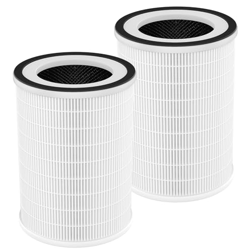 ShufudeJa 2 Pack KILO HEPA Air Purifier Filters for Afloia KILO Series, White Variation