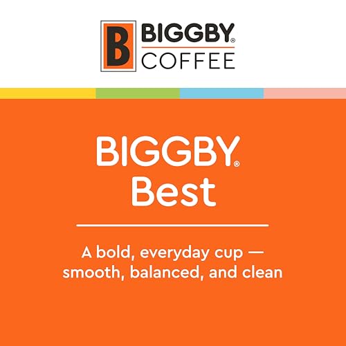 BIGGBY Best Single Serve Coffee Pods - 80 Count Medium Roast, Recyclable Cups - Variation of THIS listing