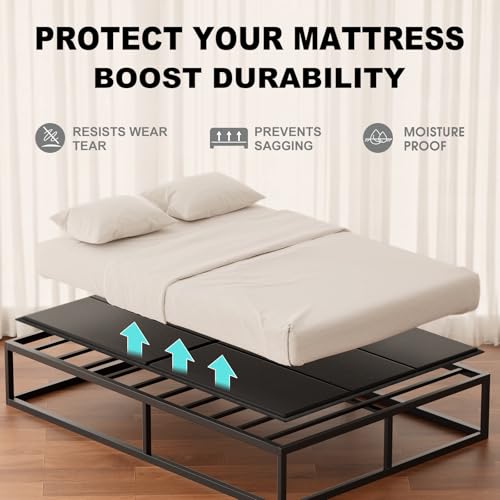10mm Heavy Duty Queen Bunkie Board 60x80, Foldable Bed Support