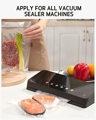Syntus 300 Pcs Vacuum Sealer Bags Set, BPA Free, Includes 6x10, 8x12 & 11x16 Sizes