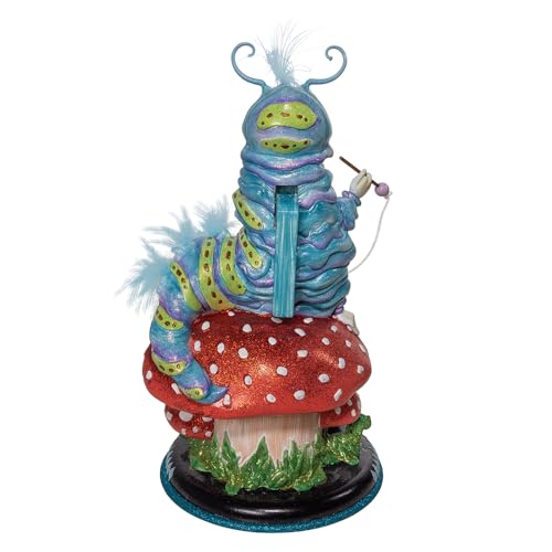 15-Inch Hollywood Nutcrackers Caterpillar Nutcracker - Alice in Wonderland Decor