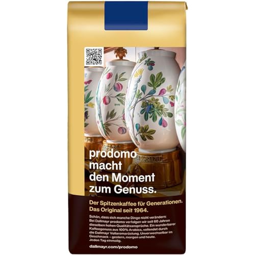 Gourmet Coffee Beans - Whole Bean Prodomo 1.1 lb Pack of 2 by Dallmayr