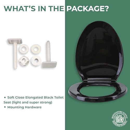 Renovators Supply Manufacturing Plastic Soft Close Toilet Seat