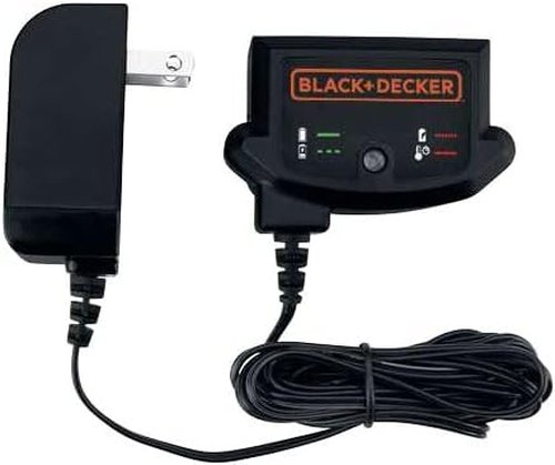 BLACK+DECKER 20V MAX Lithium Battery Charger - Compatible with 12V & 20V Batteries, Battery Sold Separately