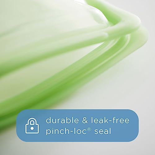 Stasher Reusable Silicone Food Storage Bags & Bowls 3-Pack - Blue, Lavender, Green