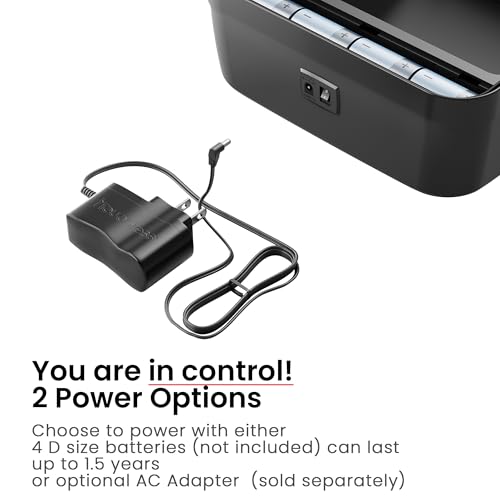 iTouchless 13G Sensor Trash Can Lid Replacement - Black, Odor Filter Compatible