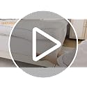 SHOUREN 5 Inch Queen Memory Foam Mattress Topper with Gel & Shredded Foam - White, Back Pain Relief