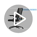 VECELO Mid-Back Mesh Ergonomic Office Chair with Adjustable Arms - Black