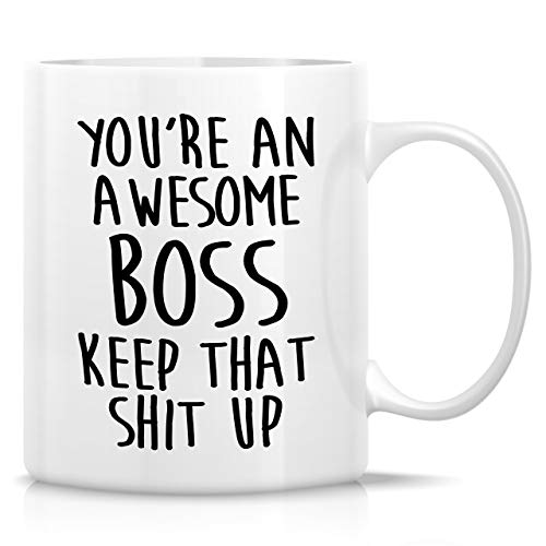 Retreez Funny Mug - You're an Awesome 11 Oz White Ceramic Coffee Mug - BOS005