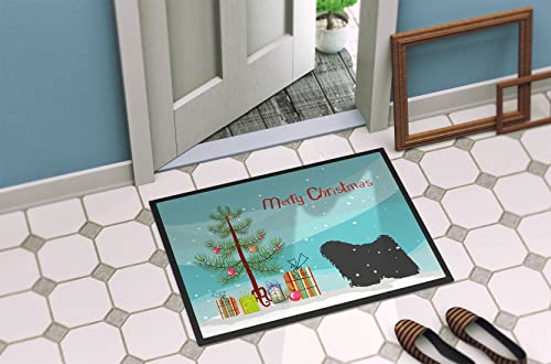 Puli Doormat 24x36 Inch Christmas Tree Rug Indoor Outdoor Non Slip Washable