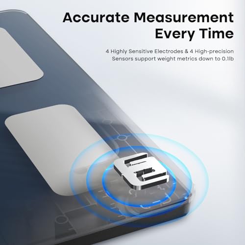 GE Smart Scale for Body Composition, Weight, BMI, 500lb, Large