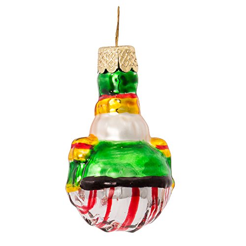 Kurt Adler 12 Piece Petite Glass Ornament Set - Christmas Tree Decorations