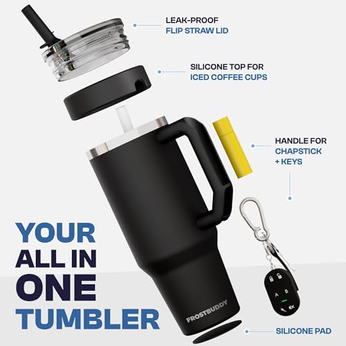 Georgia Red Frost Buddy Thicc Buddy 40oz Insulated Stainless Steel Tumbler