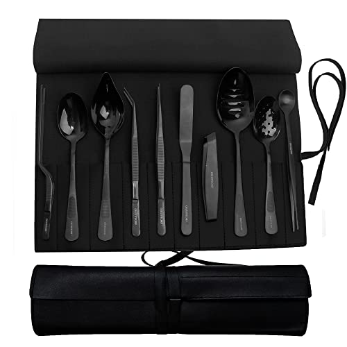 Black Chef Plating Kit - 10 Piece Culinary Presentation Set for Professional & Home Use