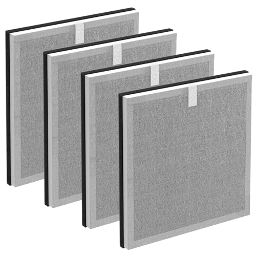WILERDA 4 Pack 3-in-1 Replacement Filter for Pure Enrichment PureZone Air Purifier