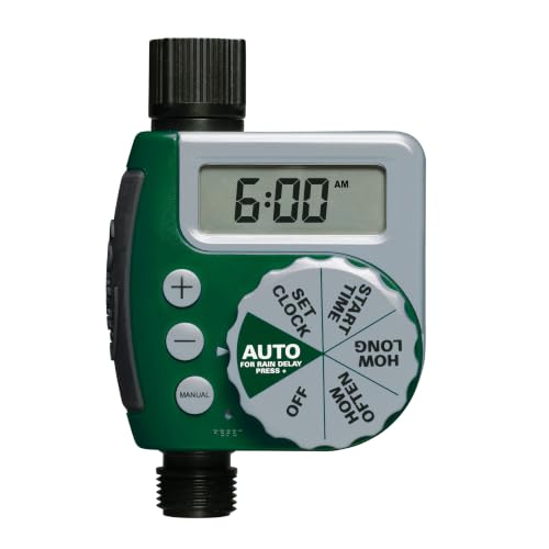 Orbit Programmable Digital Hose Watering Timer - 1 Outlet, Rain Delay, LCD Screen