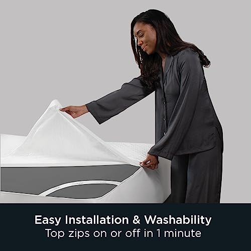AllerEase Platinum Zip-Off Top Waterproof Mattress Protector King