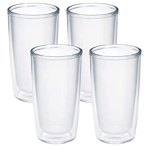 16oz Double Wall Insulated Travel Tumblers 4-Pack - Made in USA, Classic