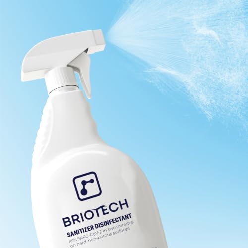 BRIOTECH 1 Gal Hypochlorous Acid Disinfectant Refill - Food Safe, Kills SARS-CoV-2 & Bacteria