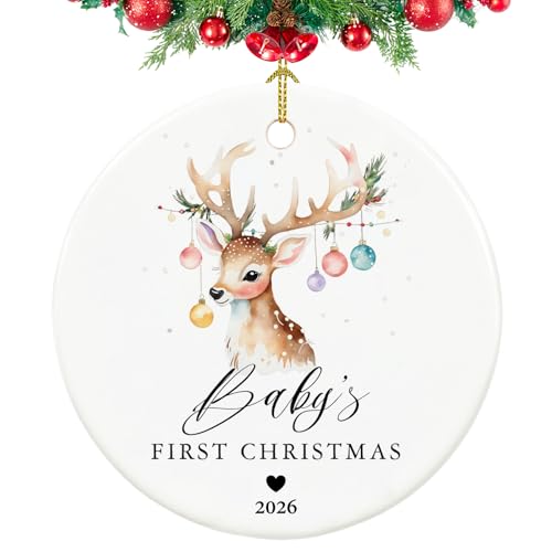 Baby First Christmas Ornament 2026 - Cute Baby Holiday Keepsake (Variation: Baby)