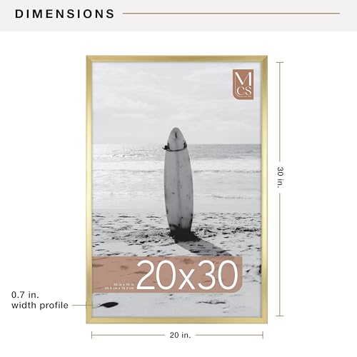 MCS Foundation Poster Frame 20x30 Brass - 1-Pack Modern Gallery Wall