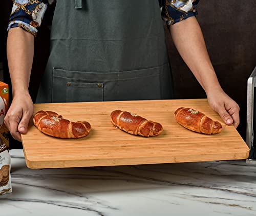 Umilife Bamboo Cutting Board for Breville BOV900BSS/BOV950BSS Smart Oven Air Fryer Accessory