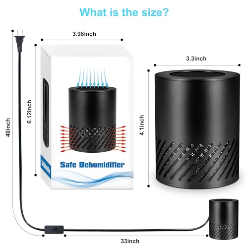Martronic Electric Gun Safe Dehumidifier with 360° Heating & Fan