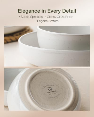 Famiware White 18-Piece Stoneware Dinnerware Set - Service for 6