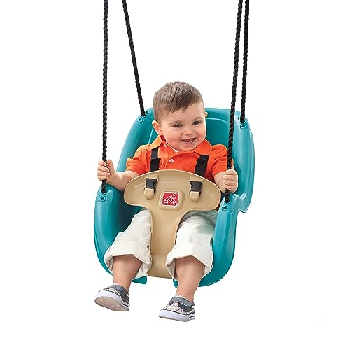 Step2 Infant & Toddler Outdoor Swing Seat - Weather-Resistant Backyard Baby Swing, Secure Harness, Fits Most Playsets