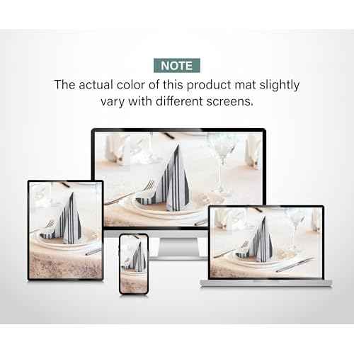 RUVANTI Cloth Napkins Set of 12 Cotton 100%, 20x20 Inches Napkins Cloth Washable, Soft, Absorbent. Cotton Napkins for Parties, Christmas, Thanksgiving, Weddings, Dinner Napkins Cloth - Grey Stripes