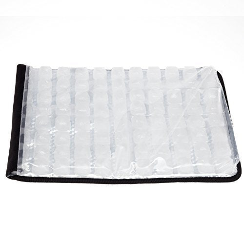 FlexiFreeze Black Party Mat Food Cooling Serving Platter – Buffet & Catering