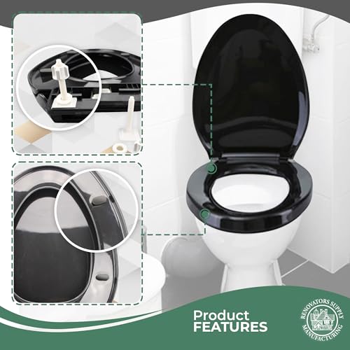 Renovators Supply Manufacturing Plastic Soft Close Toilet Seat