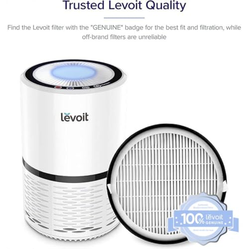 Levoit LV-H132 Air Purifier Replacement Filter 4 Pack - Genuine Filters
