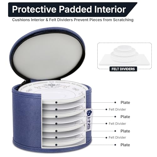 8-Piece Denim Blue Storage Hard Shell Containers Set for Moving & Organization - HOLDN’ STORAGE