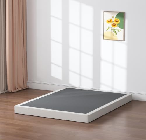 King Box Spring 5 Inch Heavy Duty Metal Foundation Bed Base Noise-Free Easy Assembly