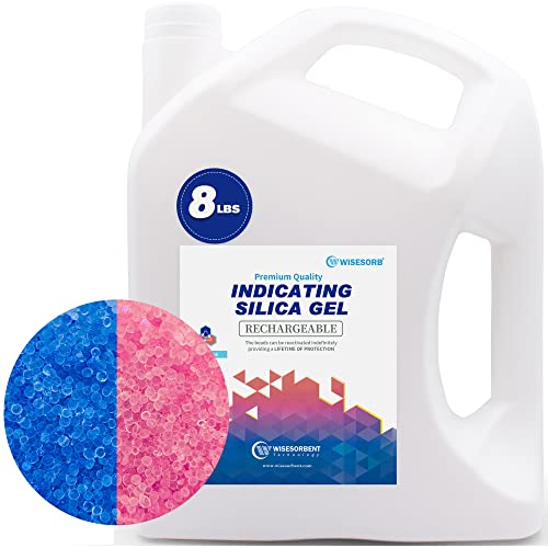 Rechargeable Blue Silica Gel Beads - Humidity Indicator, 8LBS - Variation of THIS listing