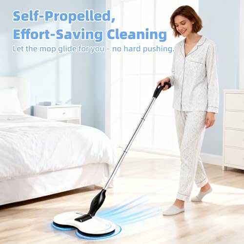 Electric Mop for Floor Cleaning, As Seen On TV, Cordless Spin Mopper