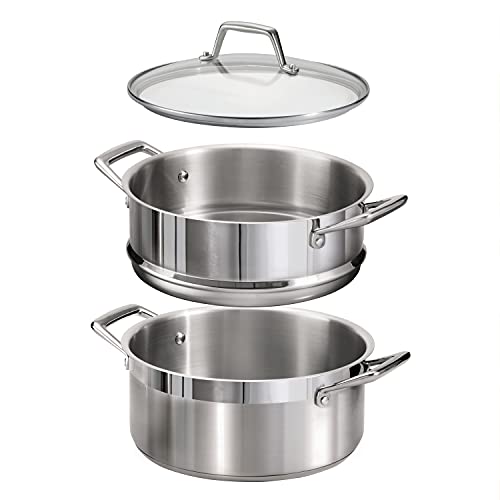 Tramontina 5 Qt Stainless Steel Steamer Set for Cooking & Steaming